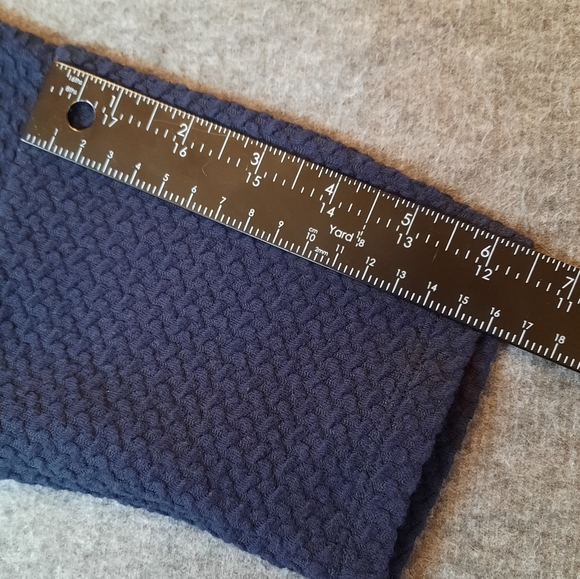 Deletta Blouse Womans Small Navy Blue Bohemian Hippie Feminine Business School - Picture 6 of 10